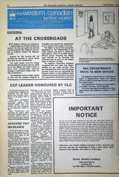   The Western Canadian Lumber Worker, Vol. XLI No. 8, Sep. 1973   , page 16