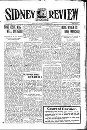 Sidney And Islands Review Thu, December 6, 1917 (Page 1)