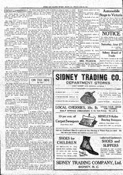 Sidney And Islands Review Fri, June 26, 1914 (Page 8)