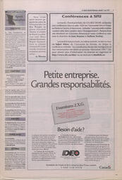 Le Soleil de Colombie-Britannique, April 11, 1997, page 7