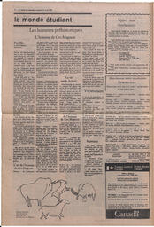 Le Soleil de Colombie, April 15, 1983, page 8