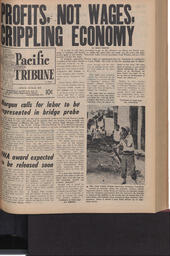   The Pacific Tribune - Friday, June 20, 1958   , page 1