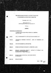 1994-07-06 - City of Port Coquitlam - Environmental Protection Committee - Agenda