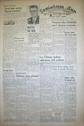 The Semiahmoo Sun and White Rock Weekly, May 21, 1953 (Page 1)