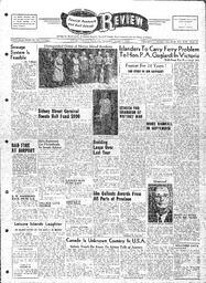 Saanich Peninsula And Gulf Islands Review Wed, October 7, 1953 (Page 1)