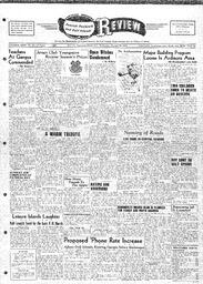 Saanich Peninsula And Gulf Islands Review Wed, October 29, 1952 (Page 1)