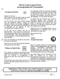   LE FRANCO-LIEN, 2003   , page 5