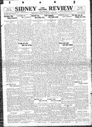 Sidney And Islands Review Thu, March 1, 1923 (Page 1)