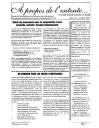   À PROPOS DE L'ENTENTE - FFCB, 1998   , page 1