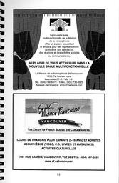   RÉPERTOIRE DES RESSOURCES CULTURELLES, 1999-2001   , page 95