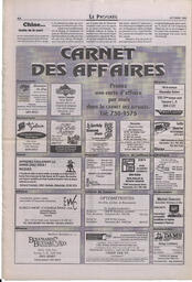 Le Soleil de Colombie-Britannique, October 25, 1996, page 10