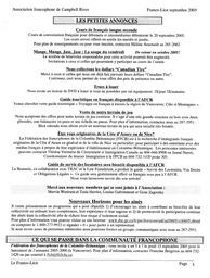   LE FRANCO-LIEN, 2005   , page 3