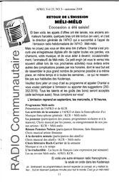   LA VOIX DES KOOTENAYS, 2008   , page 11