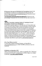  L'ANSE-AU-SABLE, 2011   , page 40