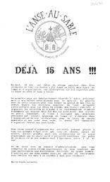   L'ANSE-AU-SABLE, 1994   , page 1