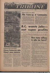   The Pacific Tribune - Friday, January 14, 1949   , page 1