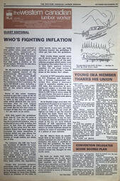   The Western Canadian Lumber Worker, Vol. XLV No. 5, Oct.-Nov. 1977   , page 20