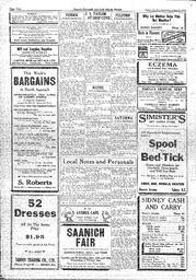 Saanich Peninsula And Gulf Islands Review Wed, August 21, 1935 (Page 4)