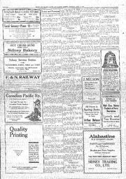 Sidney And Islands Review Thu, April 9, 1925 (Page 6)