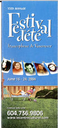   FESTIVAL D'ÉTÉ, 2004   , page 21