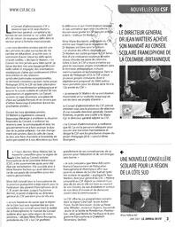   LE JOURNAL DU CSF, 2007   , page 3