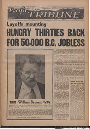   The Pacific Tribune - Friday, January 6, 1950   , page 1