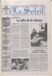 Le Soleil de Colombie-Britannique, September 6, 1996, page 1