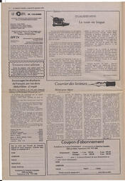 Le Soleil de Colombie, September 30, 1983, page 2