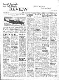 Saanich Peninsula And Gulf Islands Review Wed, August 4, 1943 (Page 1)