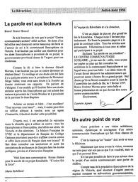   LE RÉVERBÈRE, 1996   , page 4