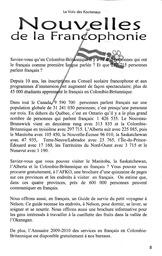   LA VOIX DES KOOTENAYS, 2010   , page 8