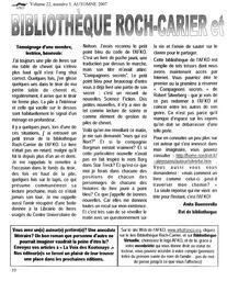   LA VOIX DES KOOTENAYS, 2007   , page 10