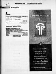   ANNUAIRE - FFCB, 2007   , page 88