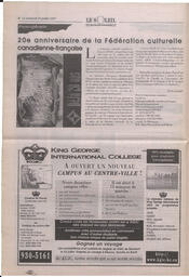 Le Soleil de Colombie-Britannique, July 25, 1997, page 8