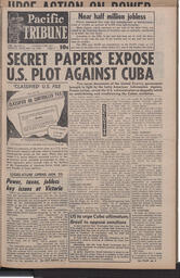   The Pacific Tribune - Friday, January 19, 1962   , page 1