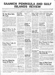 Saanich Peninsula And Gulf Islands Review Wed, May 6, 1942 (Page 1)