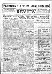 Saanich Peninsula And Gulf Islands Review Wed, July 5, 1933 (Page 1)