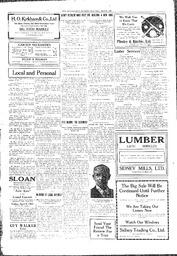 Sidney And Islands Review Thu, March 31, 1921 (Page 12)
