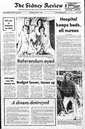 The Sidney Review Wed, May 5, 1982 (Page 1)