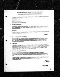 Economic Development Committee