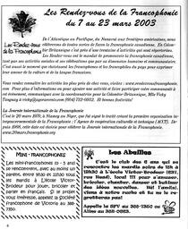   LE RÉVERBÈRE, 2003   , page 6