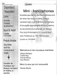   LE BASTION DE NANAIMO, 1999   , page 9