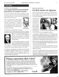   NOUVELLES COMMUNAUTAIRES, 2007   , page 7