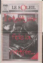 Le Soleil de Colombie-Britannique, August 29, 1997, page 1