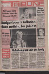   The Pacific Tribune - Friday, October 31, 1980   , page 1