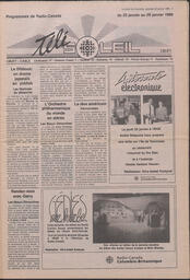 Le Soleil de Colombie, January 20, 1989, page 7