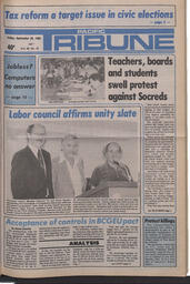   The Pacific Tribune - Friday, September 24, 1982   , page 1