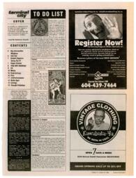 LIVE Biennial of Performance Art 2001 Promotion and Publicity