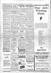Saanich Peninsula And Gulf Islands Review Wed, November 23, 1932 (Page 3)
