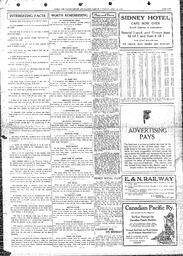 Sidney And Islands Review Thu, April 12, 1923 (Page 5)